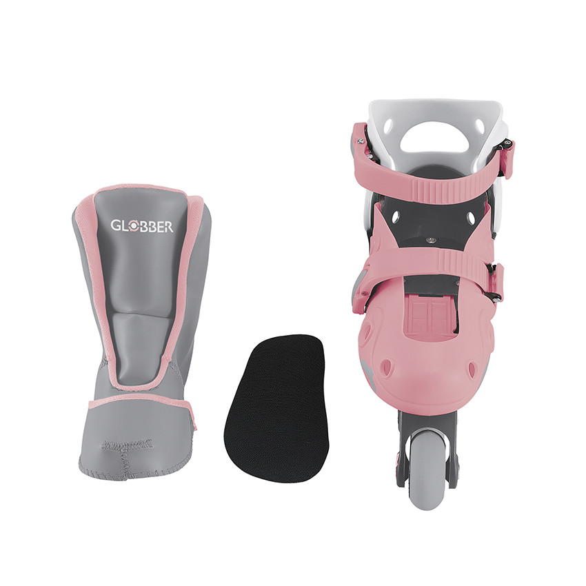 Patins à roulettes évolutifs Learning 2 en 1 S-M/30-33 rose 