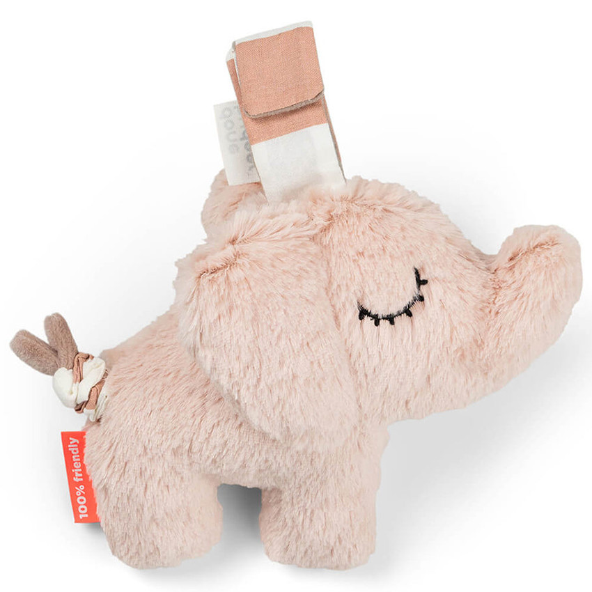 Peluche musicale Elphee Rose 
