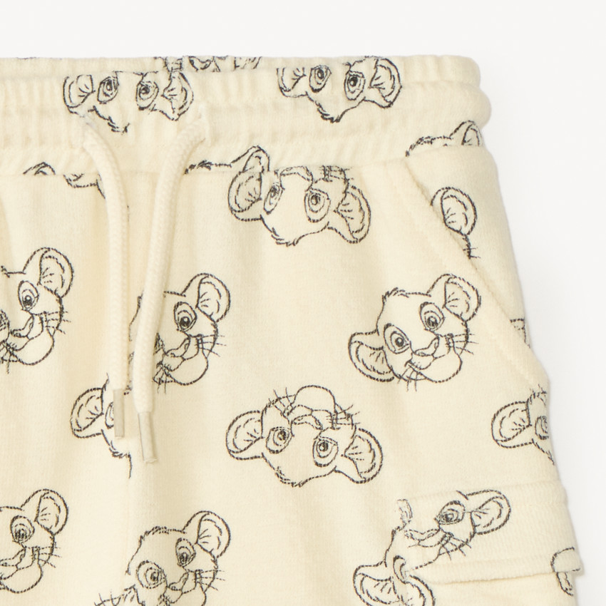 Short style cargo imprimé Le Roi Lion Disney pour bébé garçon 
