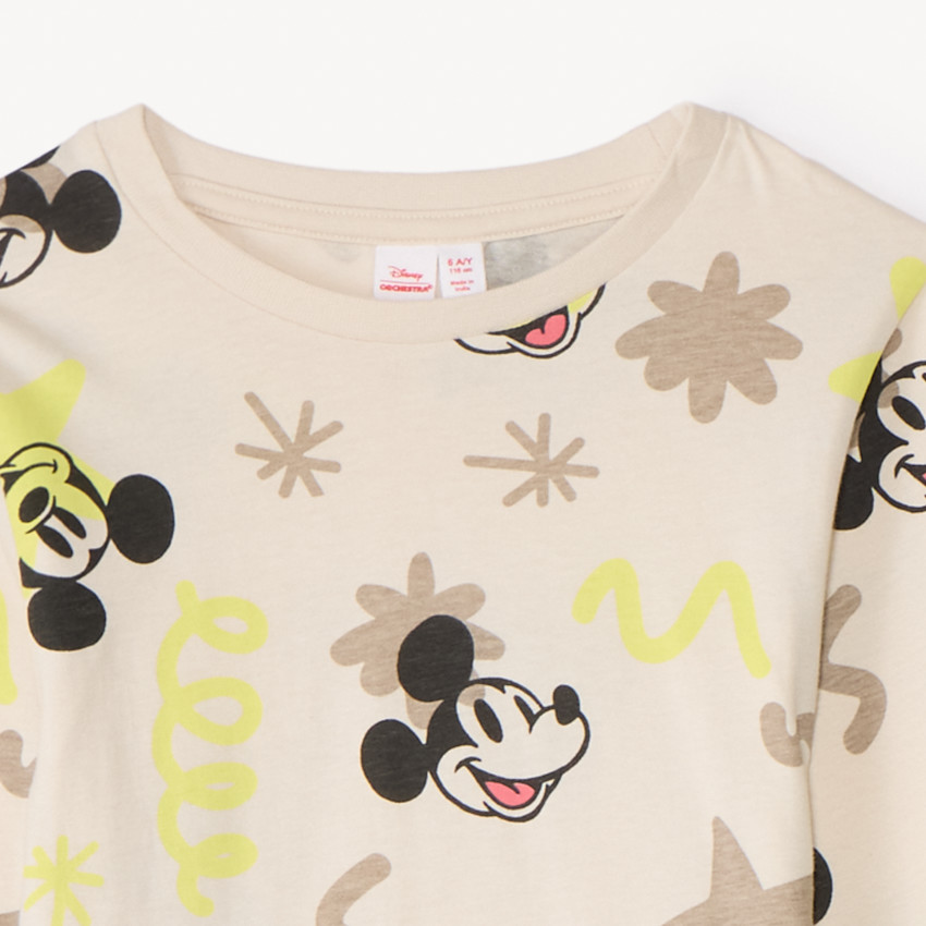 Set de pyjama 2 pièces léger Mickey Disney pour garçon 