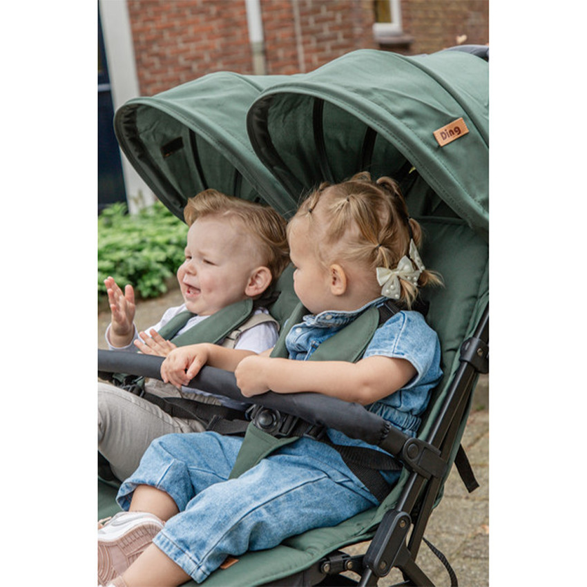 Wandelwagen Buggy Duo tweelingen Mellizo Camel 