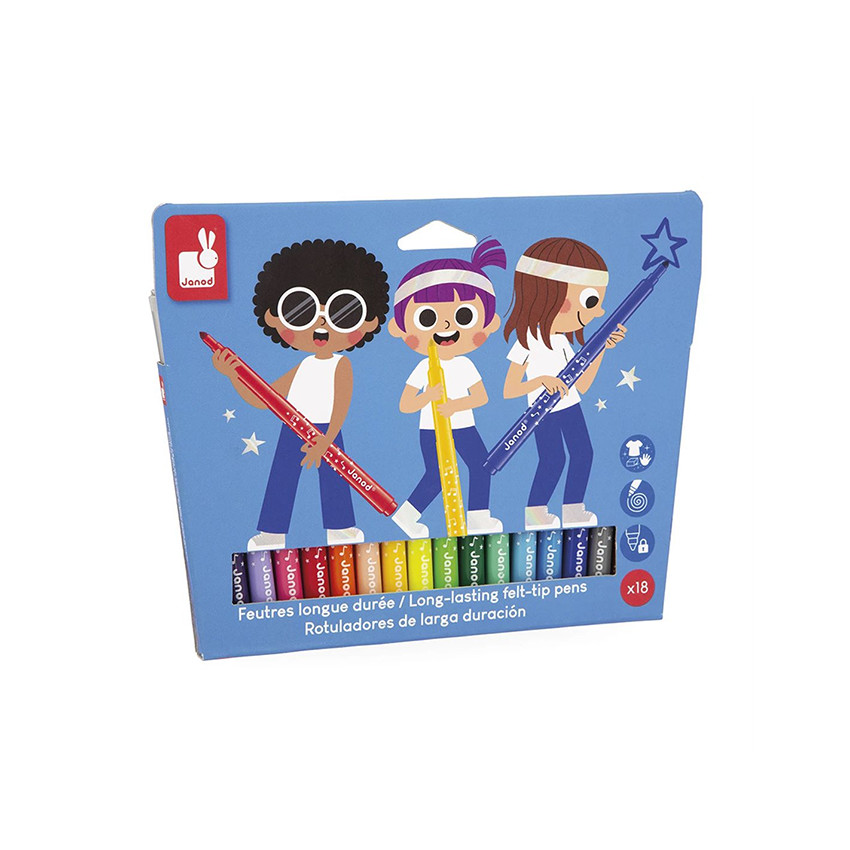 Feutre longe durée x18 