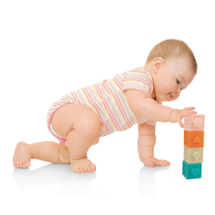 Cubes d'éveil souples 9 pièces 