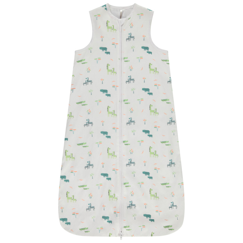 Gigoteuse en seersucker TOG 0.5 imprimé savane pour bébé garçon 