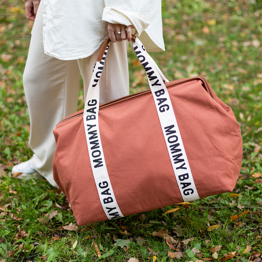 Sac à langer Mommy bag signature - Terracotta 