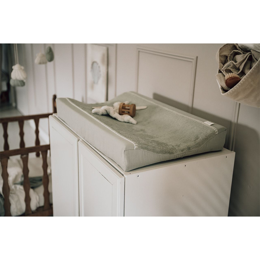 Housse de matelas à langer Faro Sage 45x73cm 