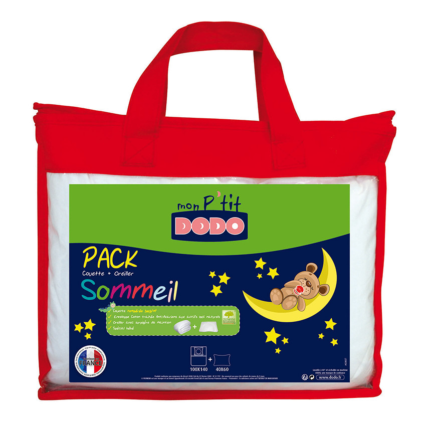 Pack Couette + Oreiller Anti-acariens 