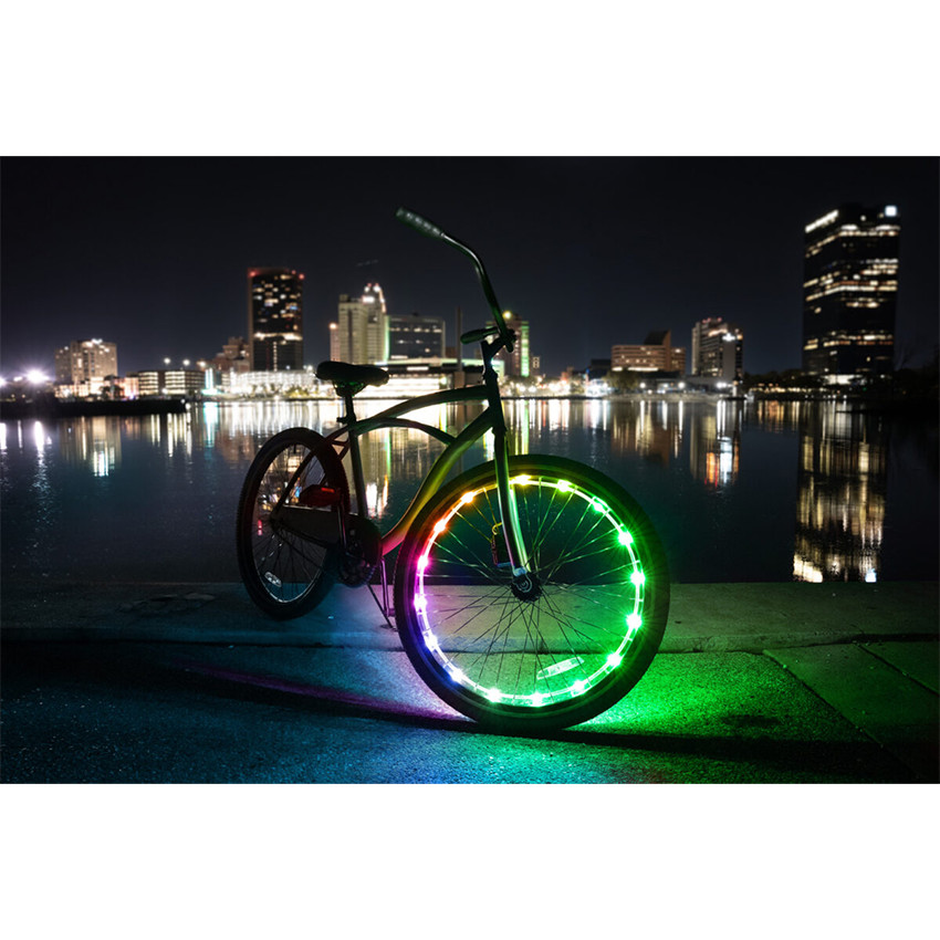 Éclairage Led roue de vélo WheelBrightz Multicolore 
