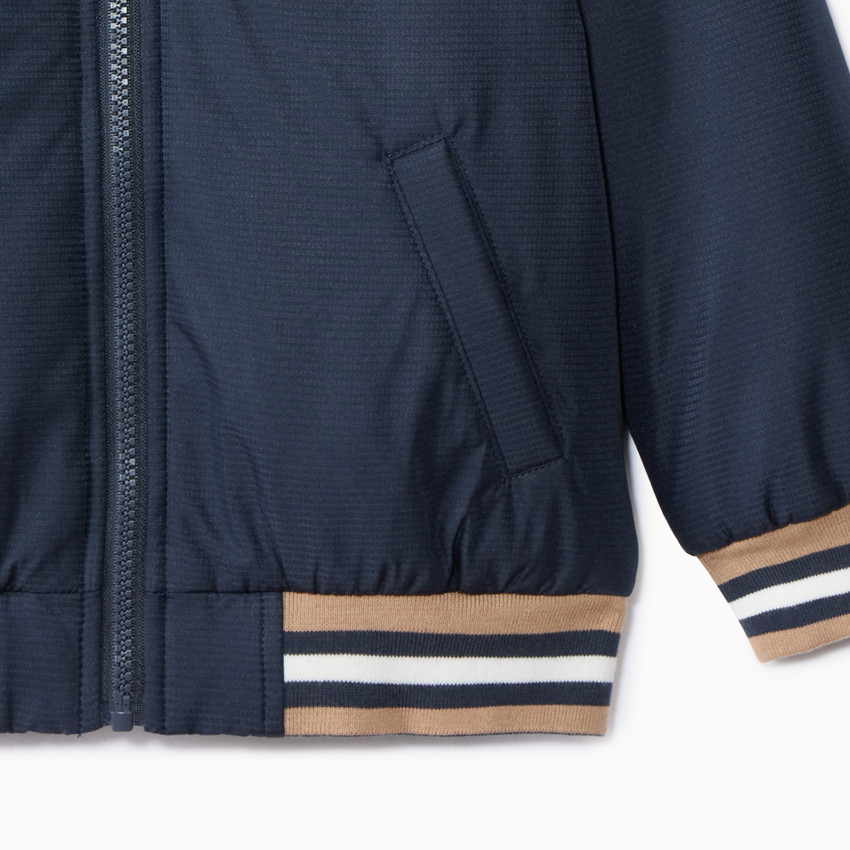 Ribstop windjack met padding voor jongens 