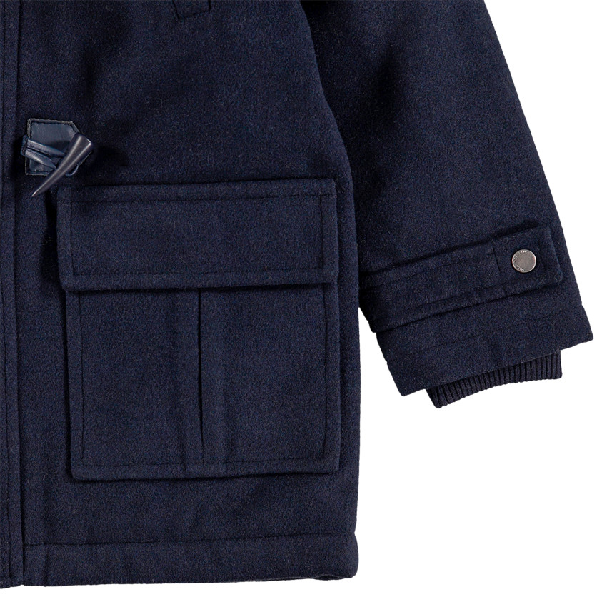 Manteau en drap de laine pour enfant garçon 