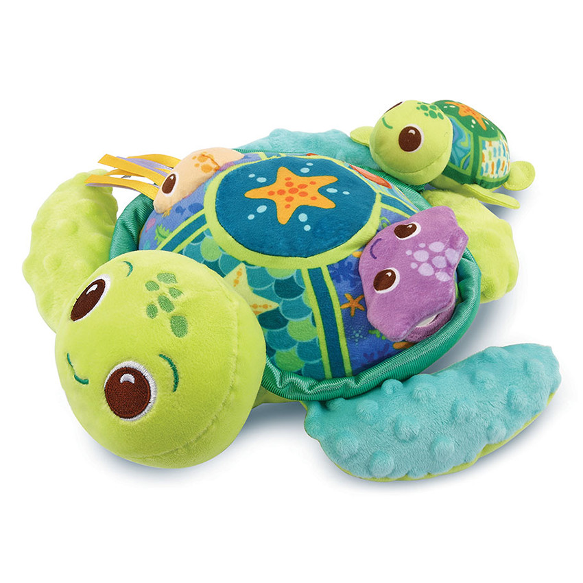 Peluche Juju maman tortue éveil des sens NL 