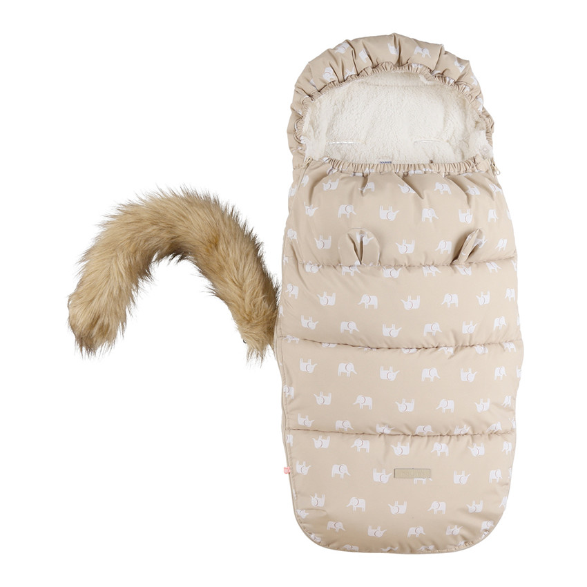 Voetenzak waterafstodend universeel Beige Olifant 