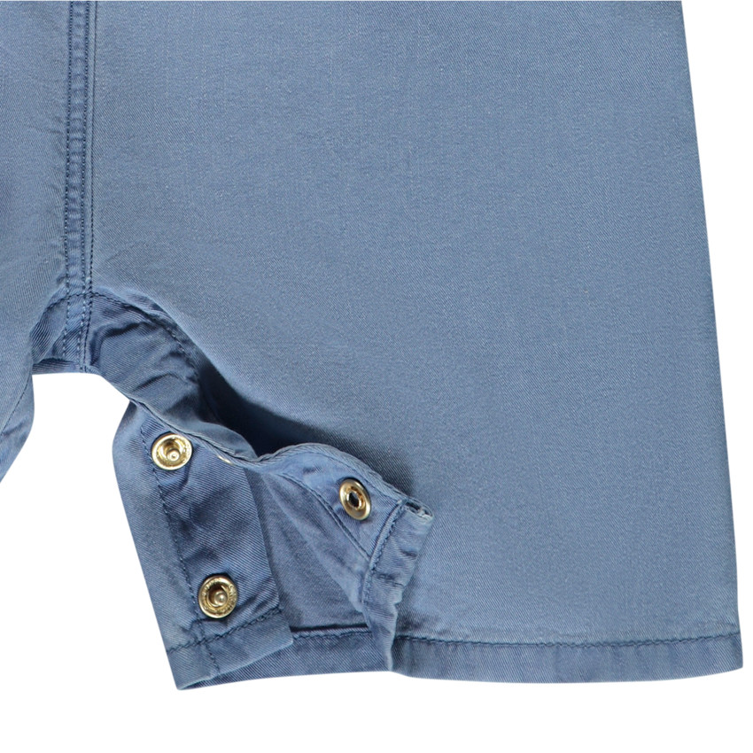 Overgooier korte met ruche + ceintuur fantasie voor baby meisje 