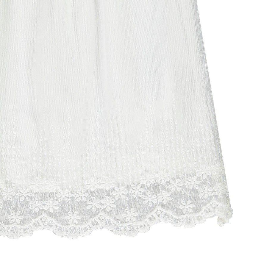 Ensemble 2 pièces tunique brodée + cycliste imprimé pour fille 