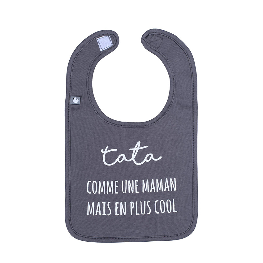 Bavoir en coton Tata 