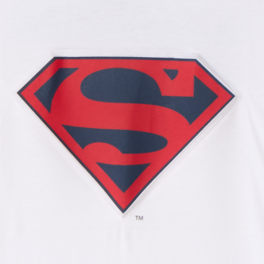 Langarm T-shirt Superman Warner met reliëf voor jongens 