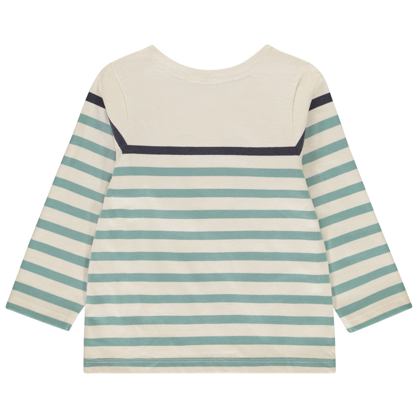 Lange mouwen marinière Mickey voor baby jongen 