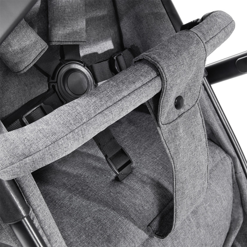 Poussette jumeaux Atlantic Twin Melange Grey 