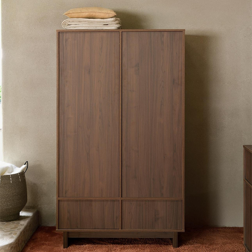 Armoire 2 portes Kyo Walnut 