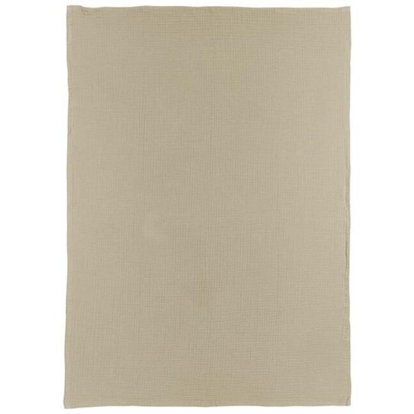 Drap Mousseline prélavée - Sand - 100x150 cm 