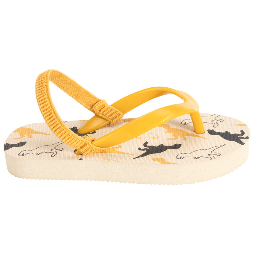 Slippers met T-Rex print voor jongens met band volgens leeftijd 