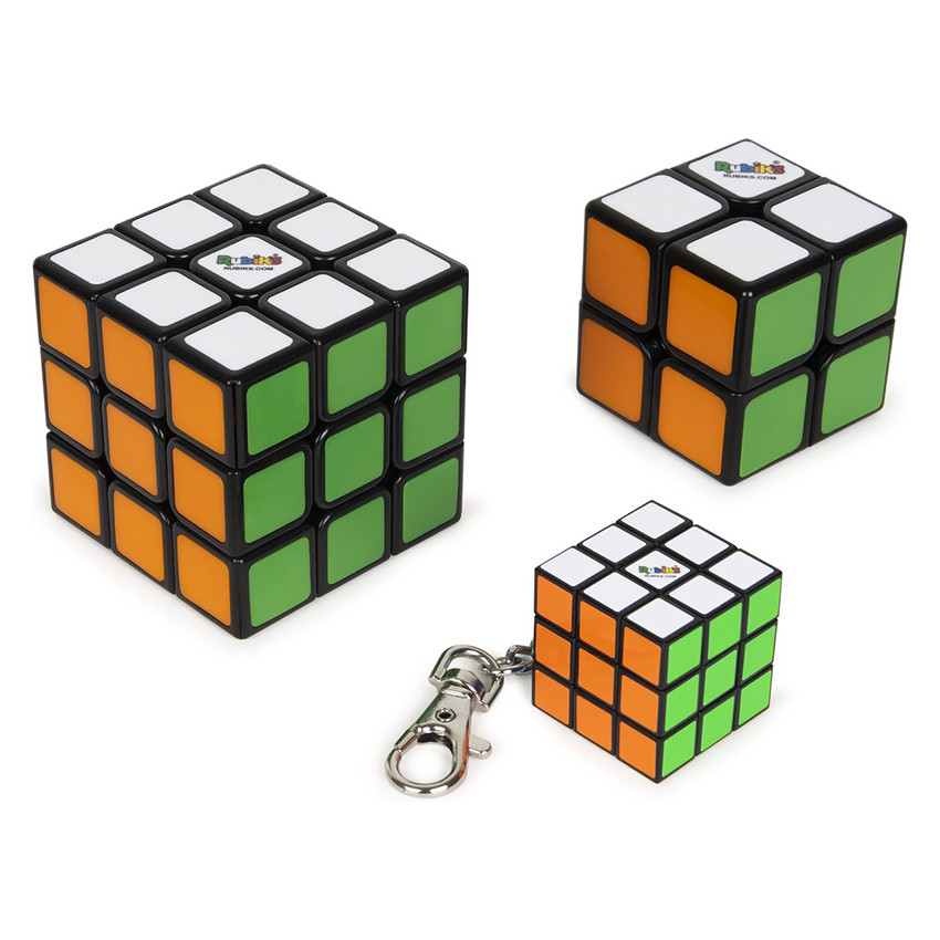 Coffret Rubik's Cube 3x3 + 2x2 + porte-clés - Rubik 