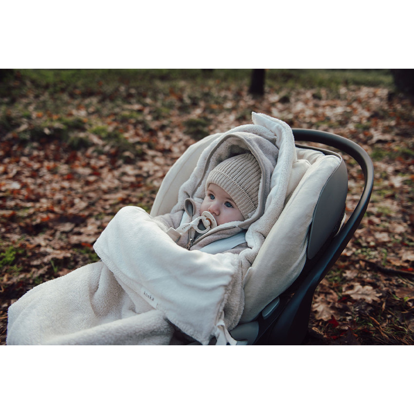 Chancelière pour siège auto 0+ Teddy Malmo Pebble 0-6m TOG 3.7 