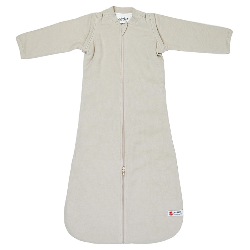 Gigoteuse hiver Hopper manches amovibles 4-12mois Rib Blanc 