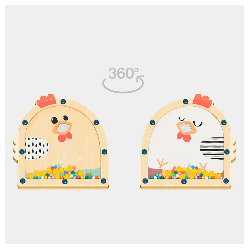 Voer de kip houten spel 3jaar+ 