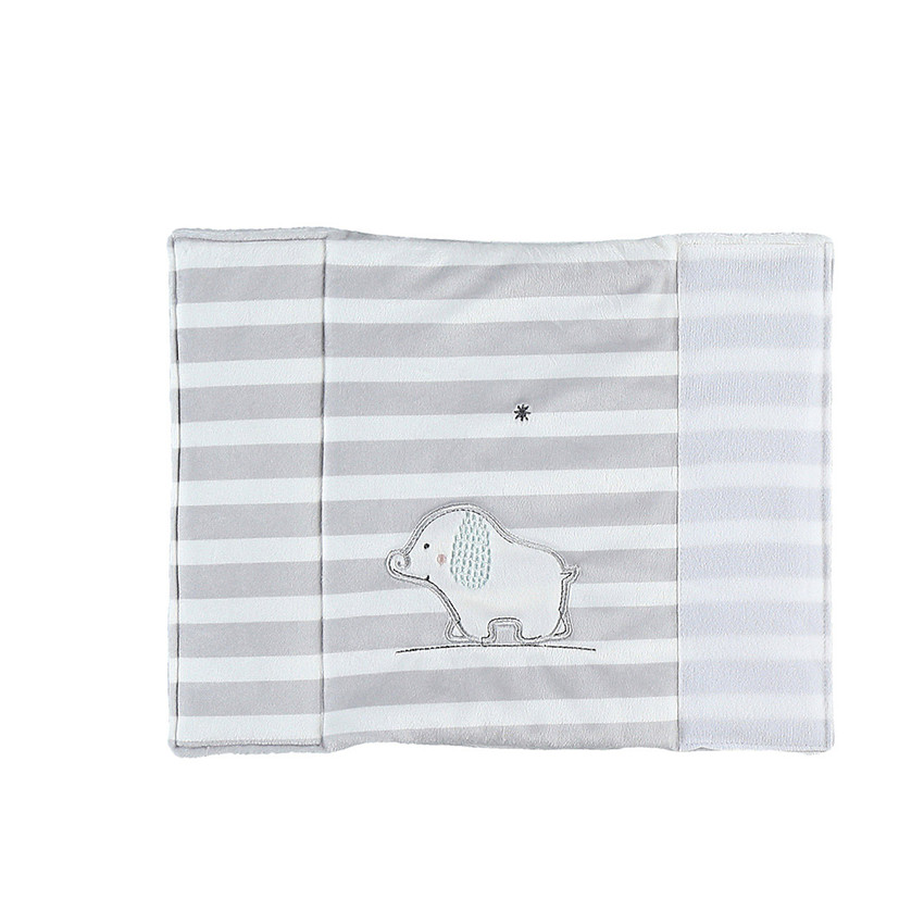 Bed- en parkbeschermers Anna & Milo - grijs met strepen 