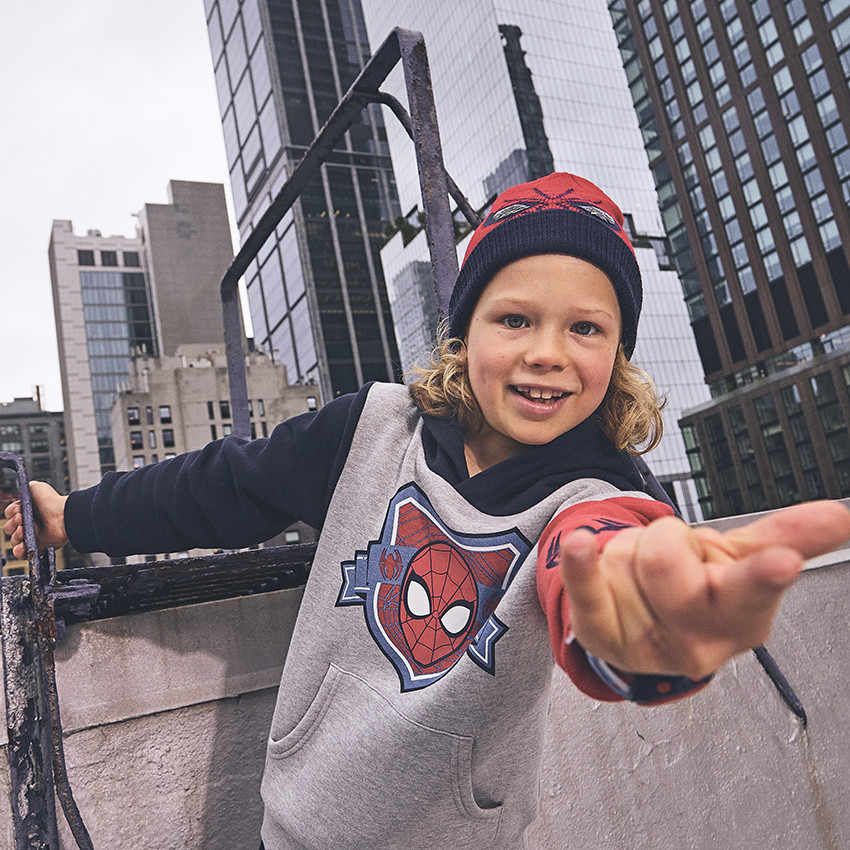 Muts Spider-Man Marvel met magische pailletten voor jongens 