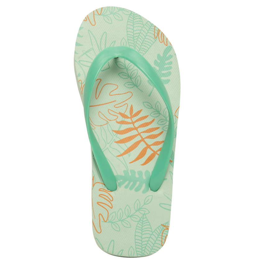 Slippers met bladerenprint voor jongens met band afhankelijk van de leeftijd 