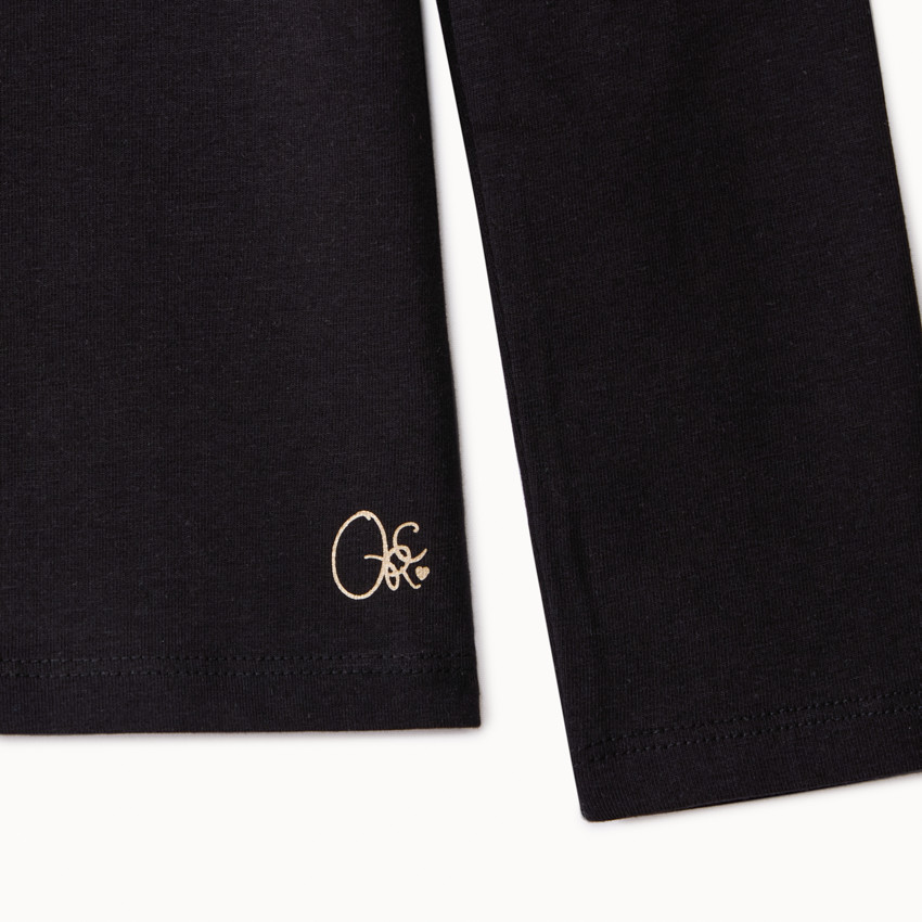 Lot de 2 sous-pulls unis à col roulé pour fille 