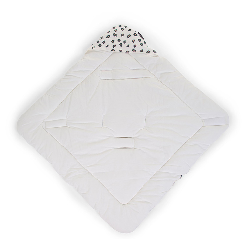 Couverture enveloppante universelle en jersey 75 x 75 cm - Léopard  