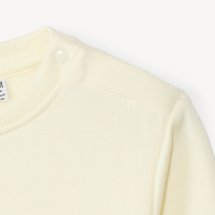 Sweatshirt in fleece Monsieur Heureux voor babyjongens 