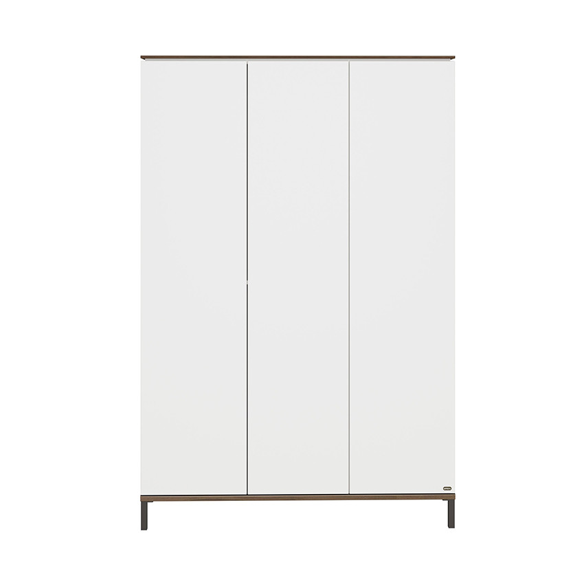Armoire 3-portes Lovely Aliv Off white/Dark walnut 