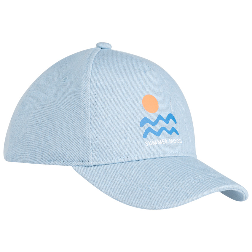 Casquette en denim print vagues pour garçon 