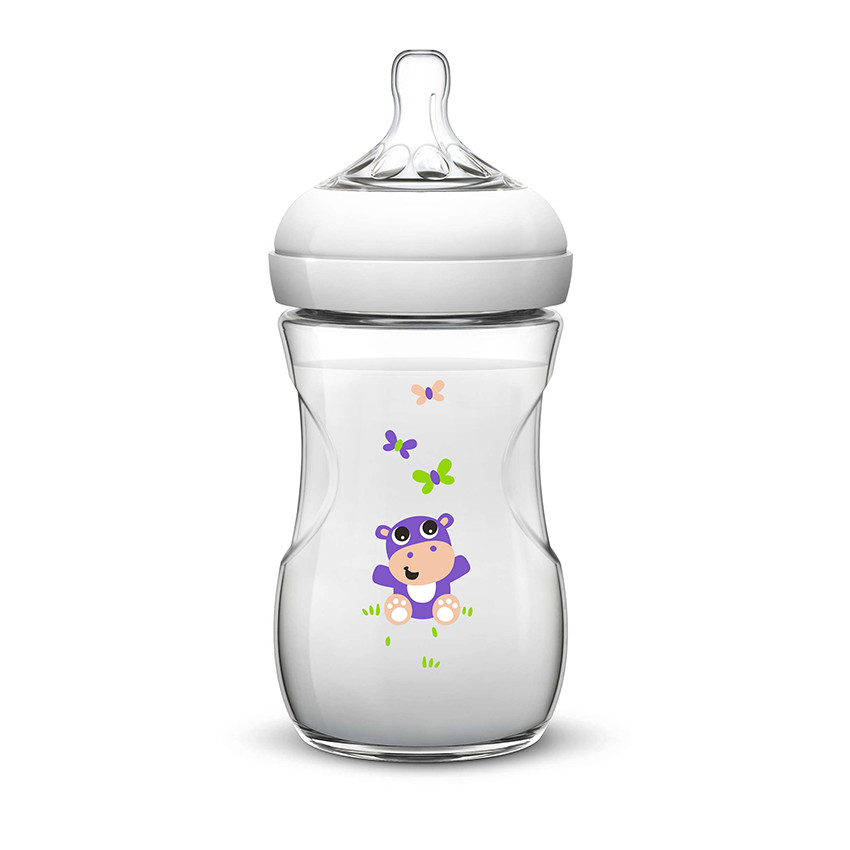 Biberon Natural 260 ml - Hippopotame 