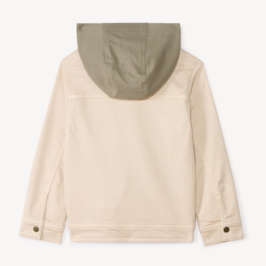 Veste en jean avec capuche amovible pour garçon 