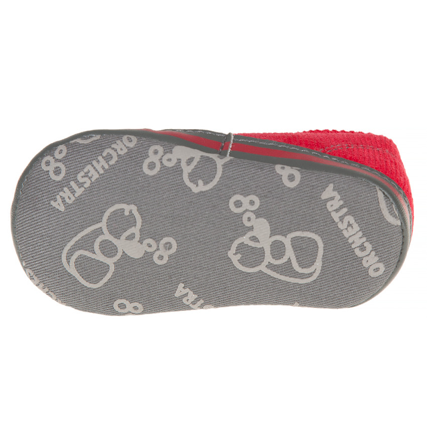 Baskets montantes avec revers et lacets 