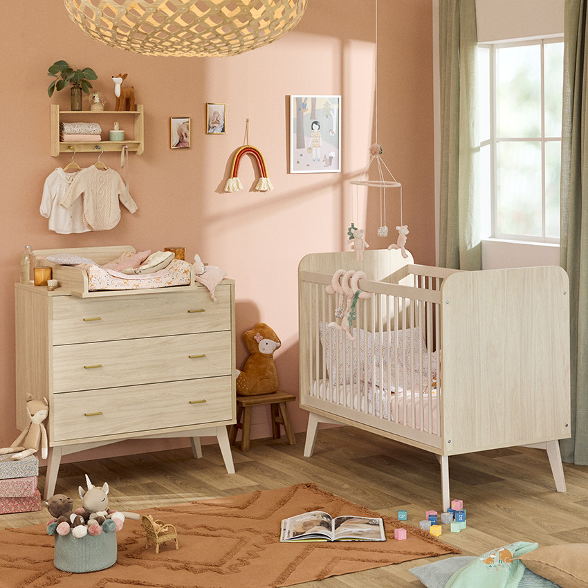 Cameron bed met afneembare barrière 60 x 120 cm 