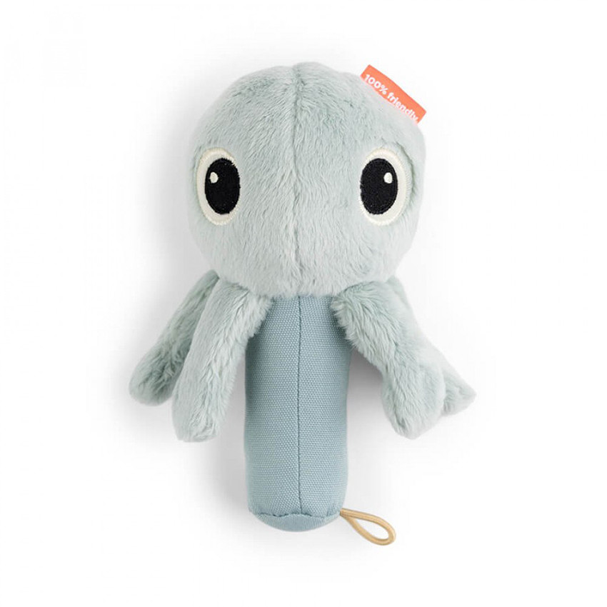 Hochet d'éveil avec miroir - Jelly bleu 