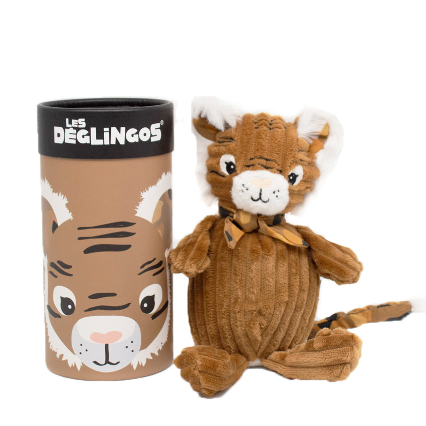 Petite peluche Simply - Spéculos le Tigre en boîte 