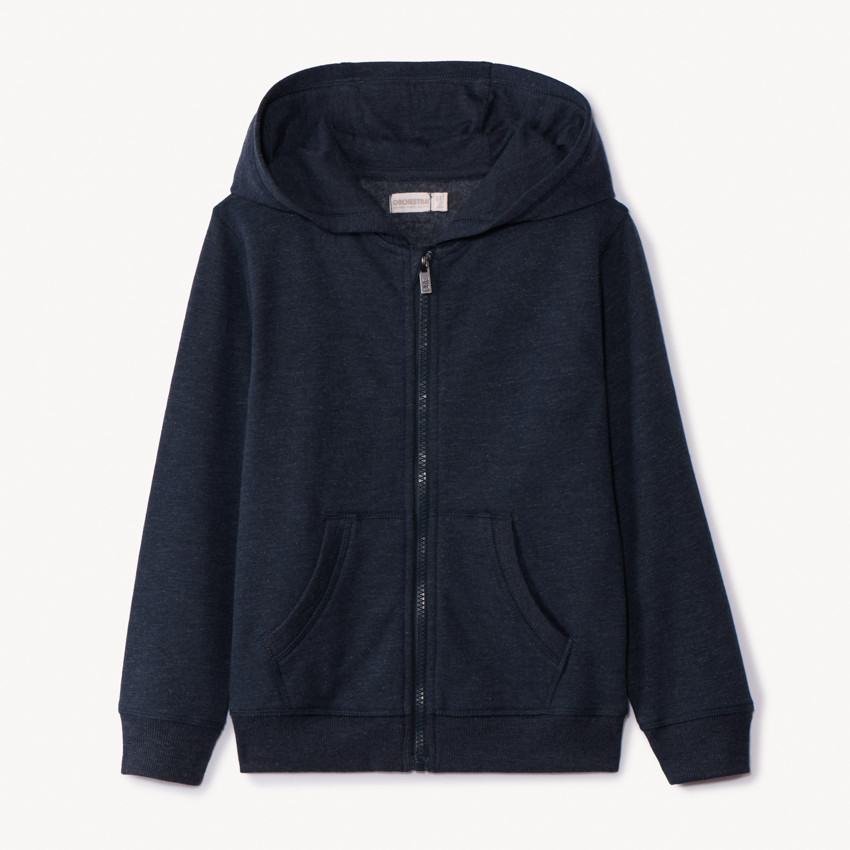 Vest met capuchon in fleece voor jongens 