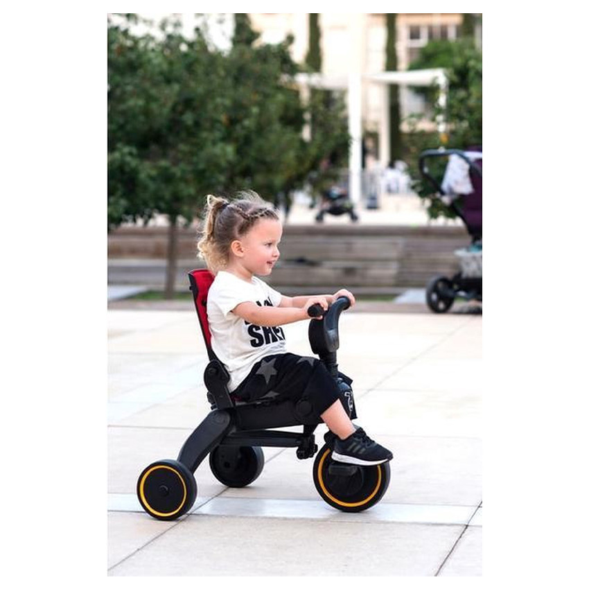 Driewieler opvouwbaar Liki Trike S3 Flame Red 