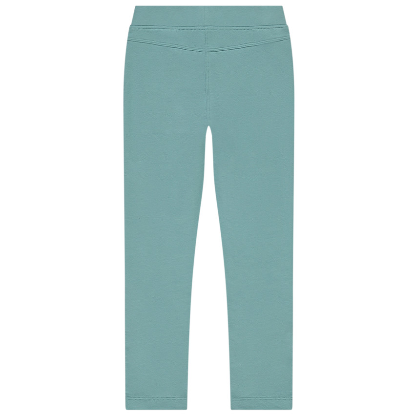 Jegging en molleton uni fille 