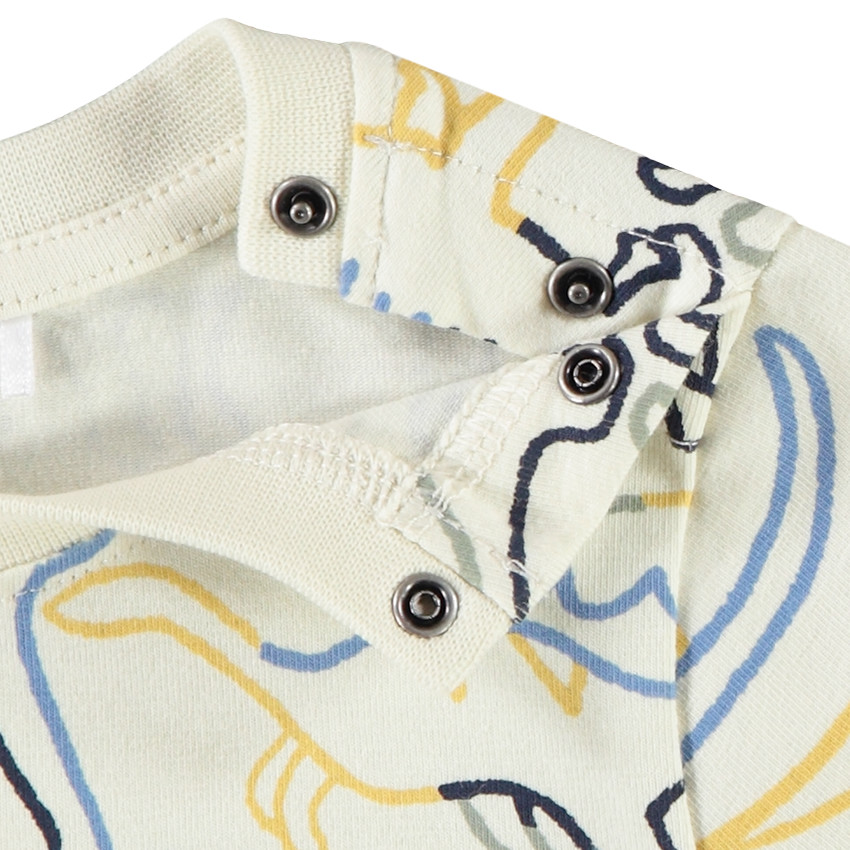 T-shirt manches courtes imprimé dinos pour bébé garçon 