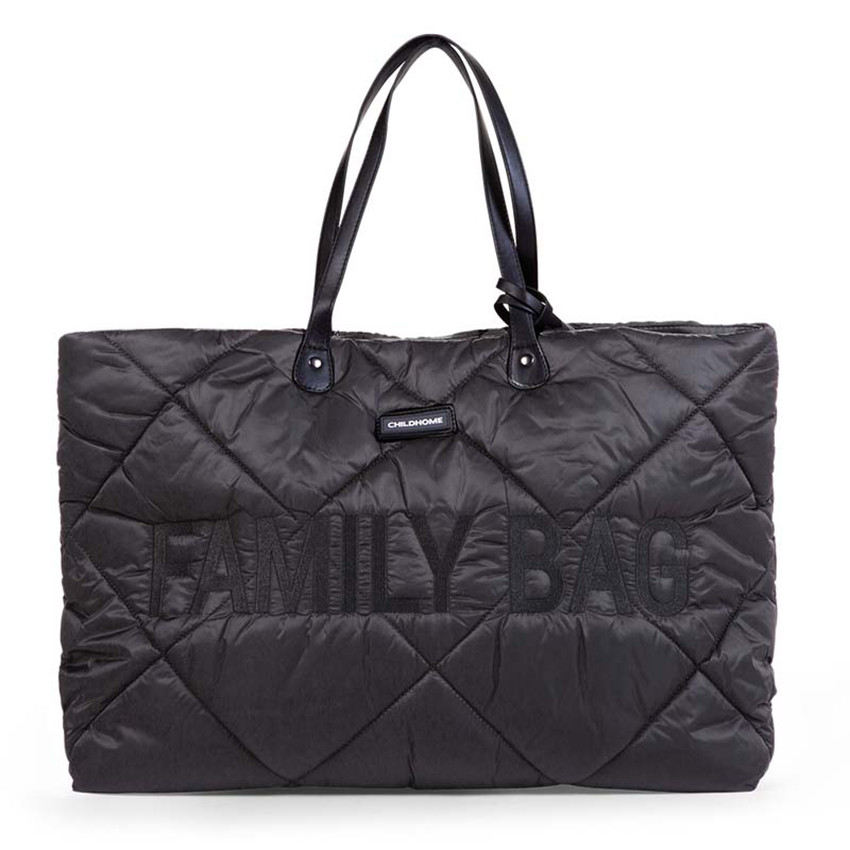 Sac à langer Family Bag matelassé - Noir 