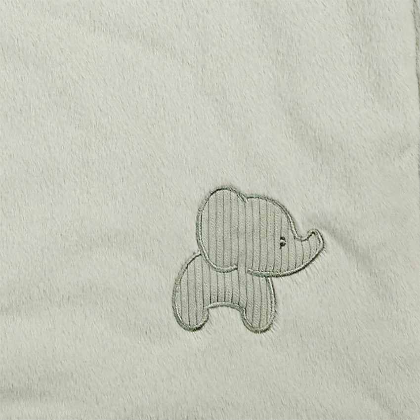 Couverture bébé 75x100 cm Éléphant Vert tilleul 