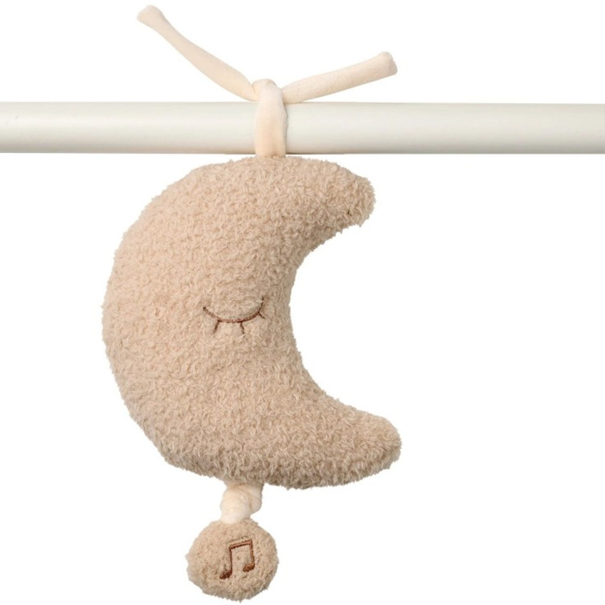 Muzikale knuffel - Maan Teddy - Beige - 25 cm 